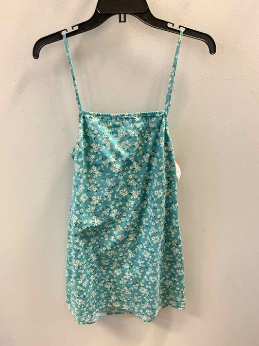 AMERICAN EAGLE Dresses and Skirts Size M MINT/WHT Floral SPAGHETTI STRAP Dress