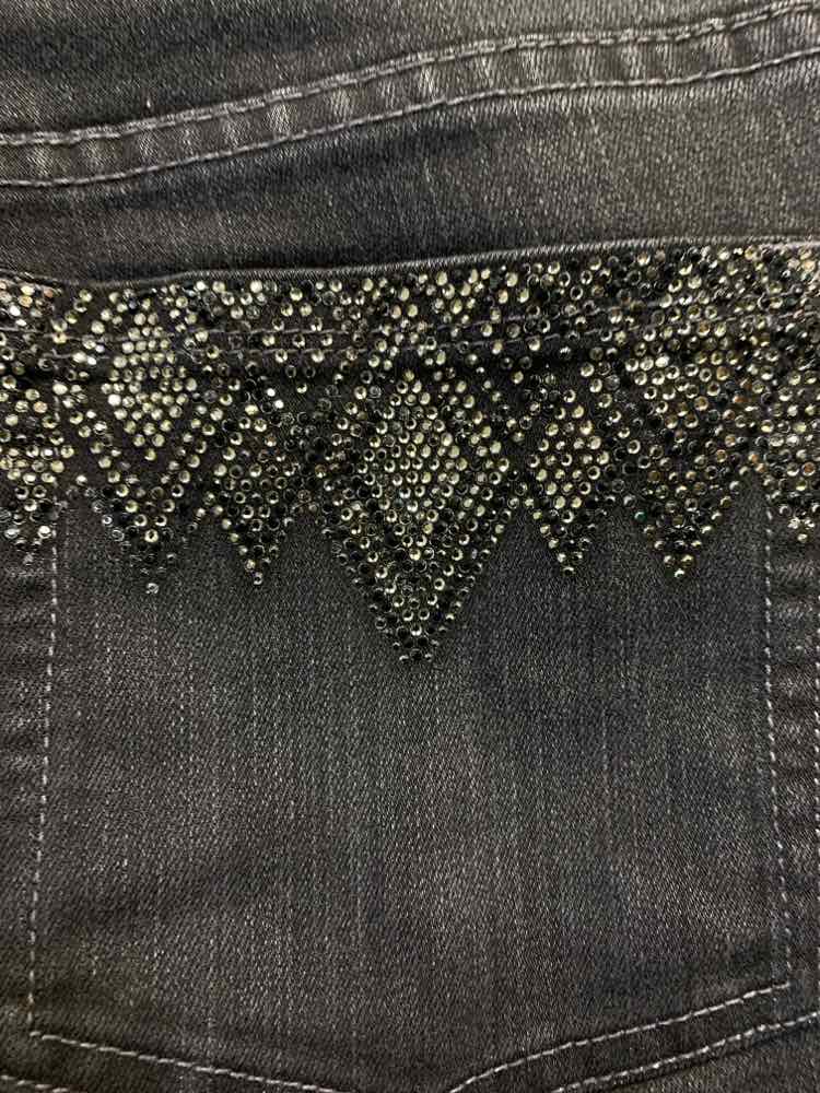 Size 10 WHITE HOUSE BOTTOMS Black JEANS Solid Pants