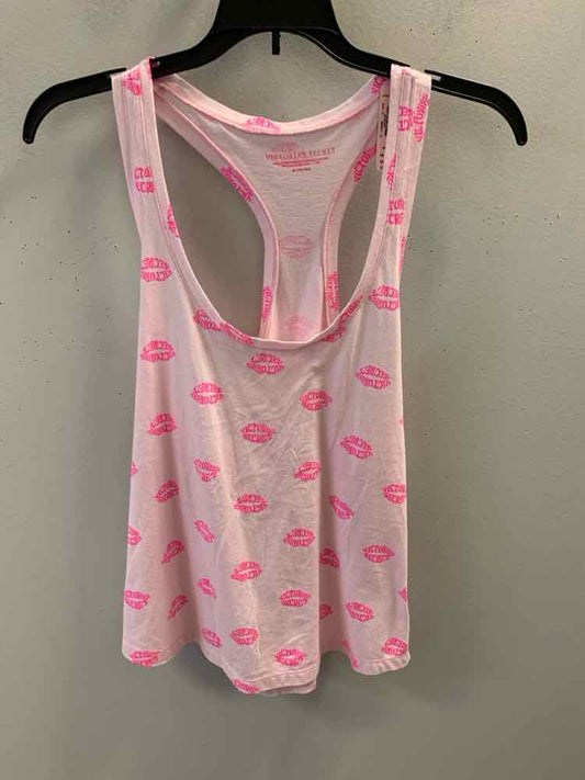 NWT VICTORIA SECRET Tops Size M Pink T BACK LIPS TOP