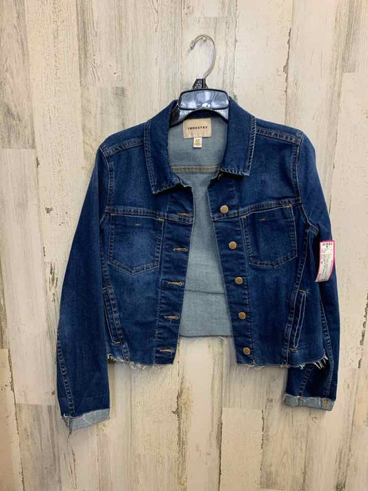 PRE-OWNED INDUSTRY JACKETS / COATS Size SP Denim Solid JACKET Jacket/JEAN JACKET