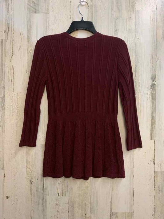 NWT CROFT & BARROW Tops Size S WINE CARDIGAN Cardigan