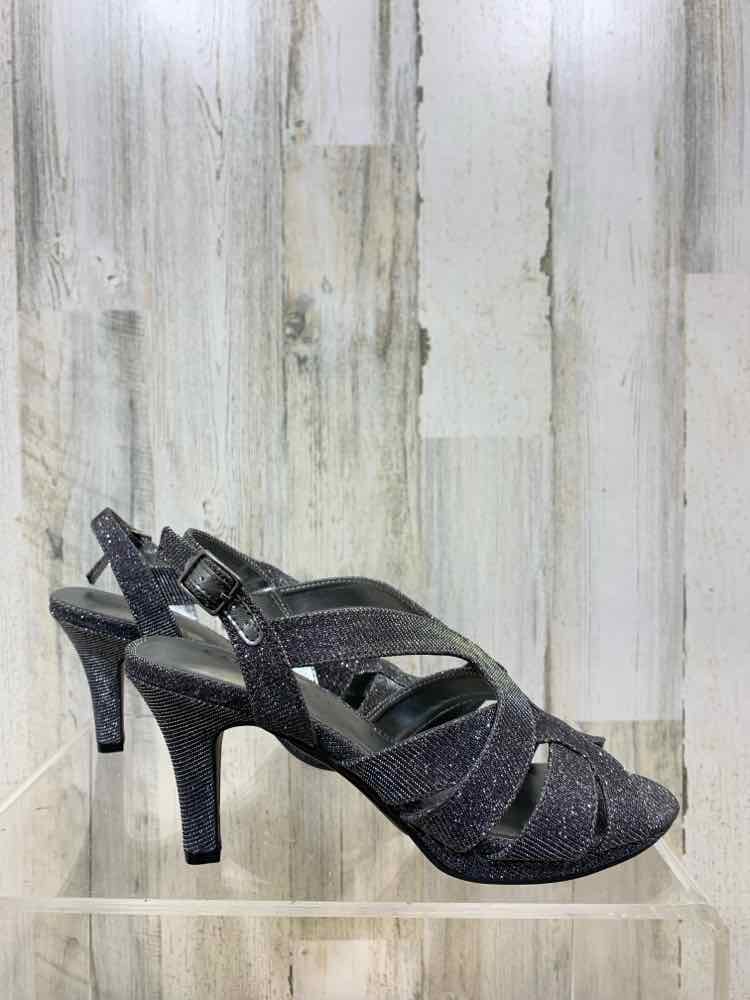 NWT KAREN SCOTT SHOES Shoe Size 6.5 Silver SPARKLES SLING BACK Shoes/SILVER SPAR