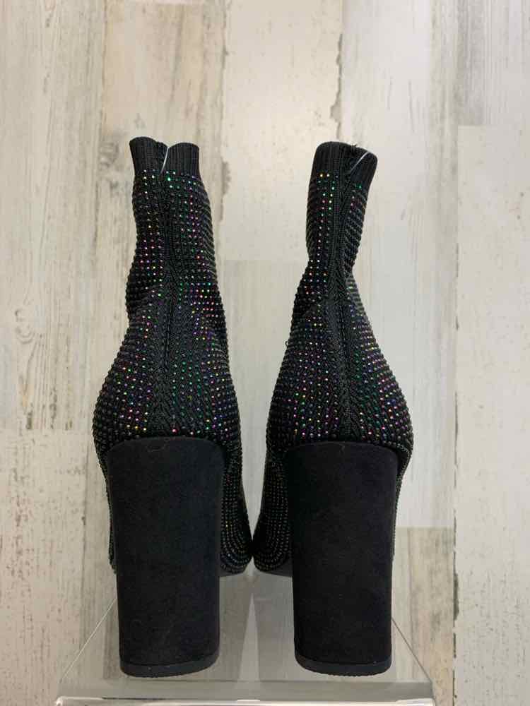 NWT WILD PAIR SHOES 6.5 BLK Shoes/HEELED BOOTS W/SPARKLES