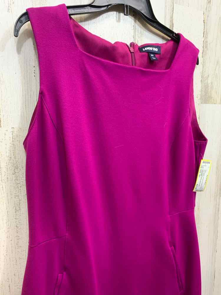 PRE-OWNED LANDS END Dresses and Skirts Size 16T Purple Solid SHEATH Dress