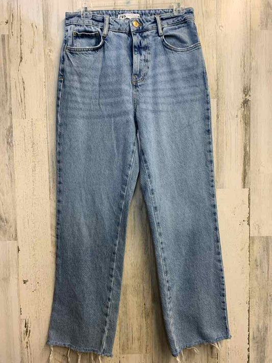 PRE-OWNED Size 6 ZARA BOTTOMS Denim Denim DENIM Solid JEANS Jeans/ZARA DENIM JEA