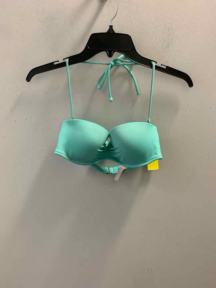 VICTORIA'S SECRET Swimwear Size 34 SEAFOAM BIKINI TOP Swimsuit