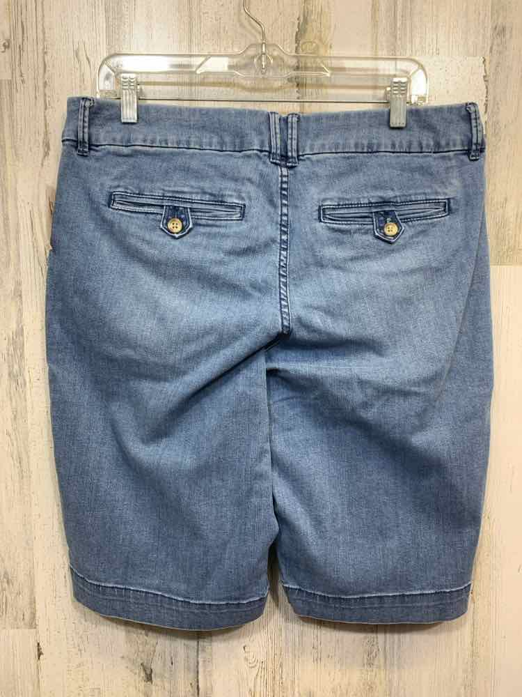 PRE-OWNED Size 14 CHRISTOPHER BLUE BOTTOMS MEDIUM BLUE Denim DENIM DENIM Shorts/
