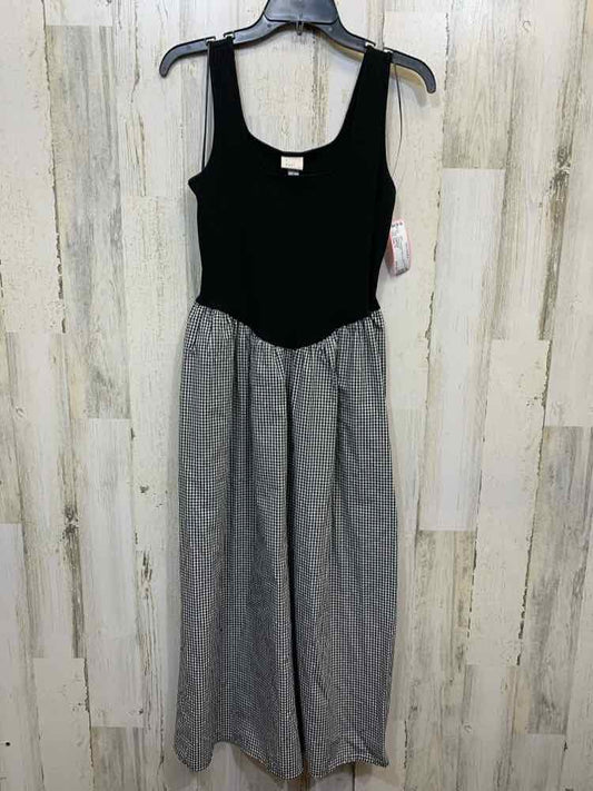 NWT A NEW DAY Dresses and Skirts Size S BLK/WHT Checkered SLEEVELESS MIDI Dress