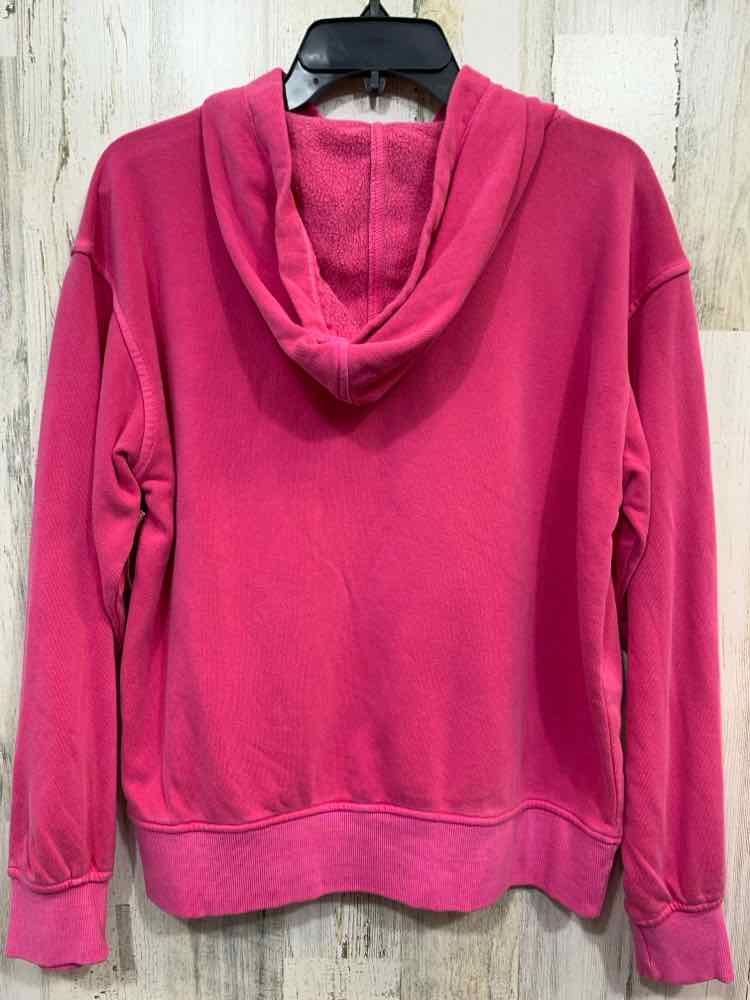 NWT ZENANA Size S Tops PINK LONG SLEEVES HOODED SWEATSHIRT