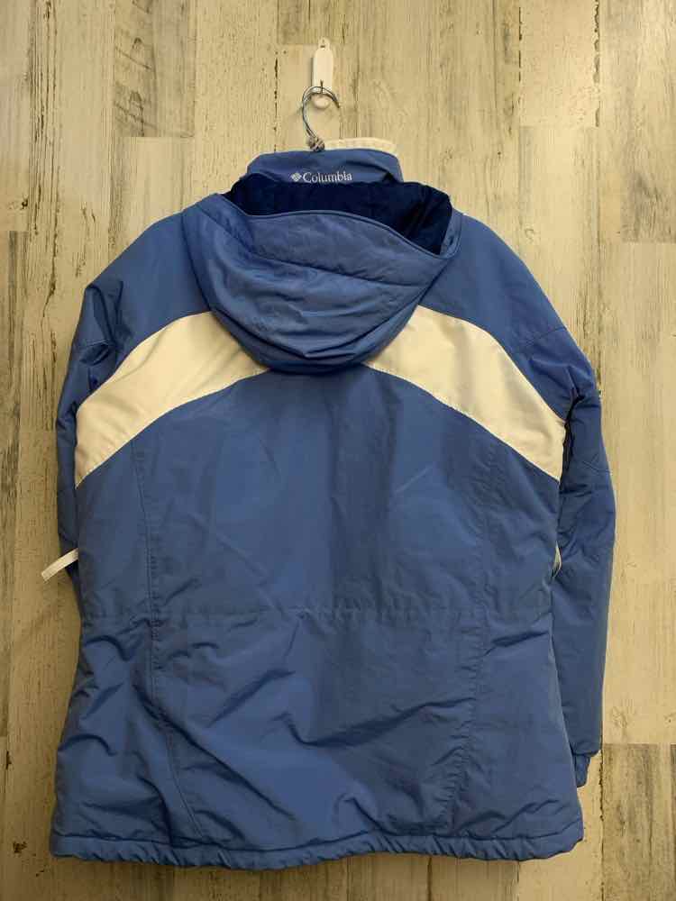 PRE-OWNED COLUMBIA JACKETS / COATS Size XL BLUE/WHITE LONG SLEEVES Jacket/DETACH