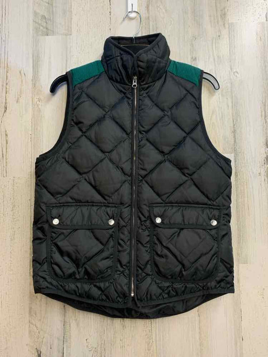 LAUREN JAMES Tops Size M Black QUILTED VEST Vest