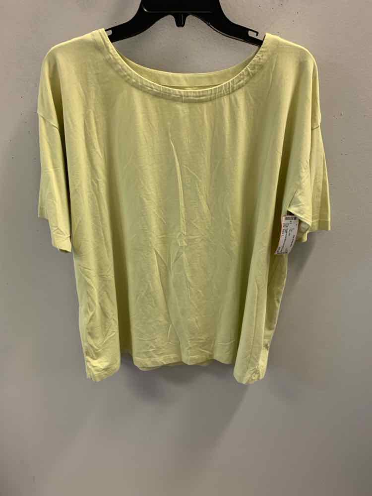 J.JILL Tops Size L LIME TOP