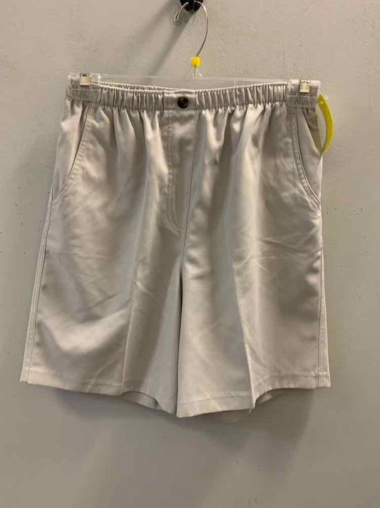 PRE-OWNED Size 10P KIM ROGERS BOTTOMS Khaki Polyester Shorts