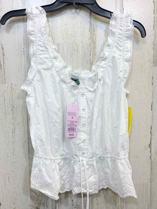 NWT WILD FABLE Tops Size M White Eyelet Blouse