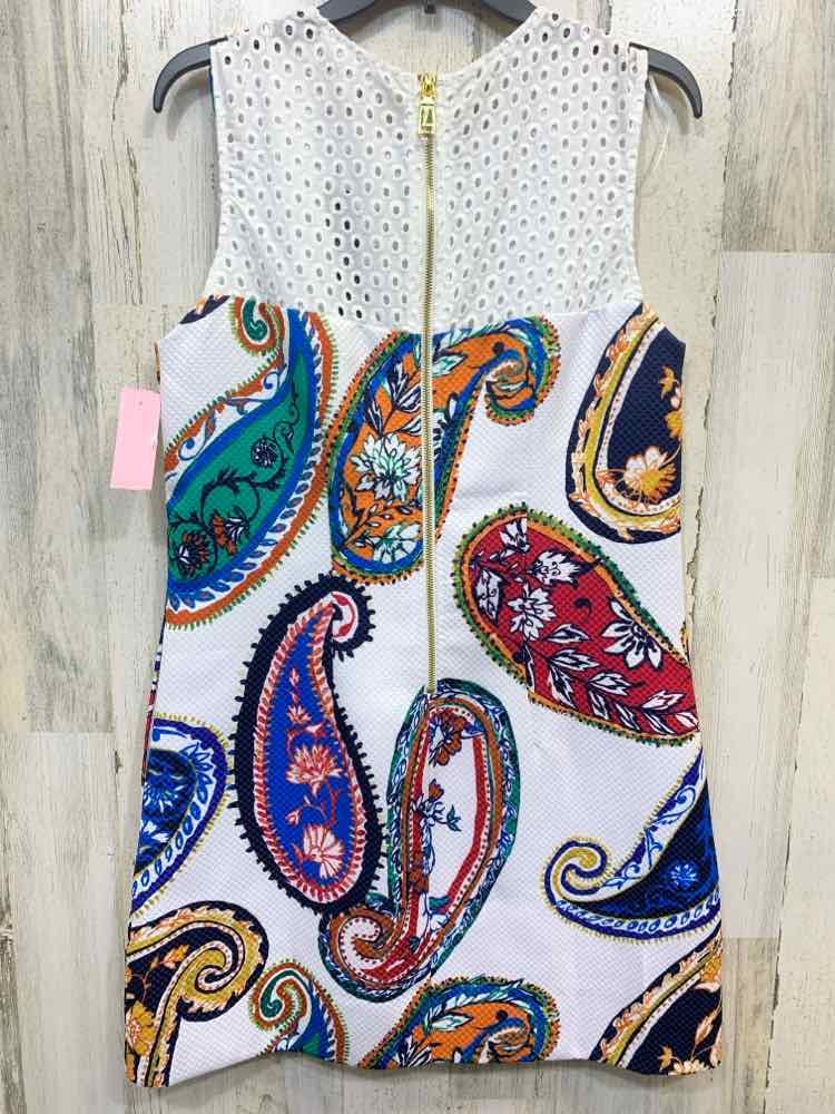 NWT NICOLE MILLER Dresses and Skirts Size 8 WHITE/NAVY/GREEN/YELLOW SHEATH Dress