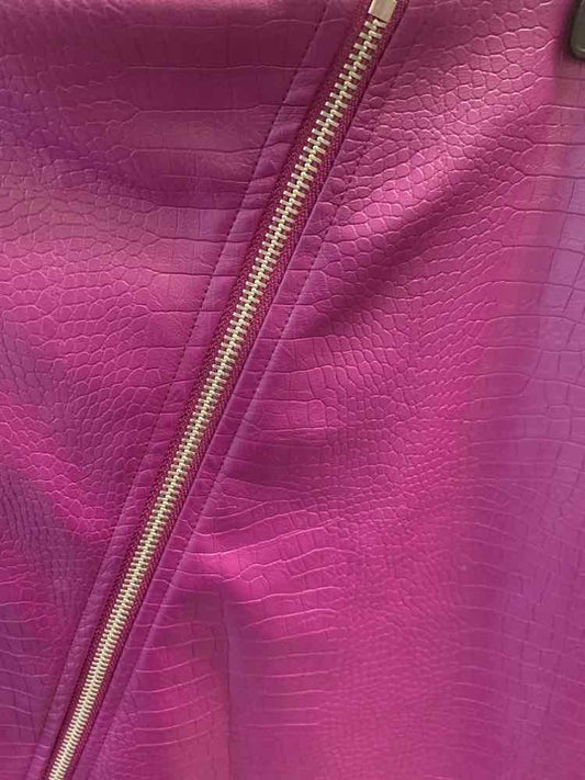 BAR lll Size XS Purple SNAKE PRINT Skirt