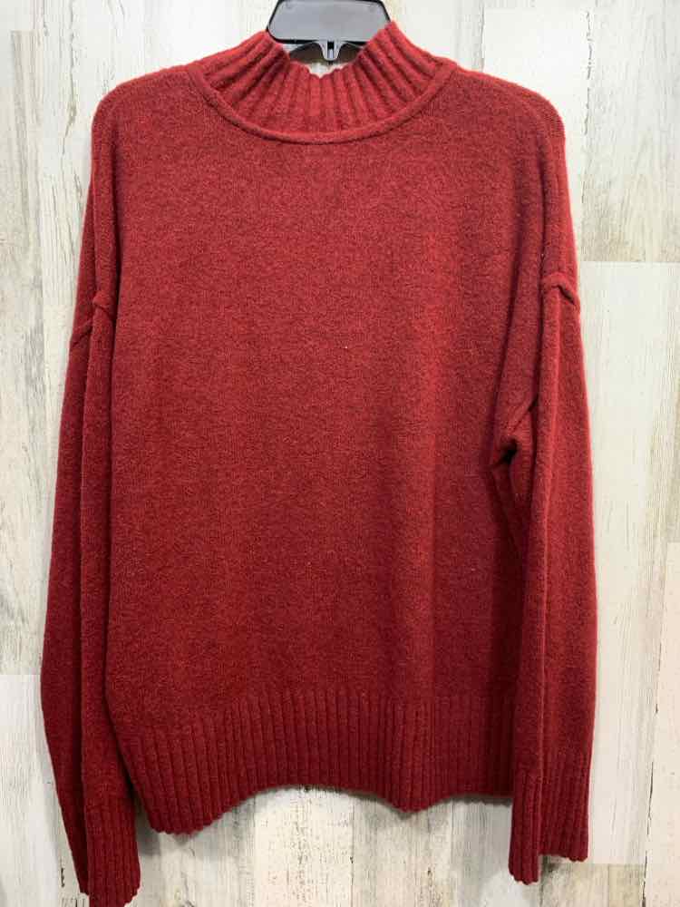 NWT ON 34TH Size L Tops Burgundy LONG SLEEVES SWEATER
