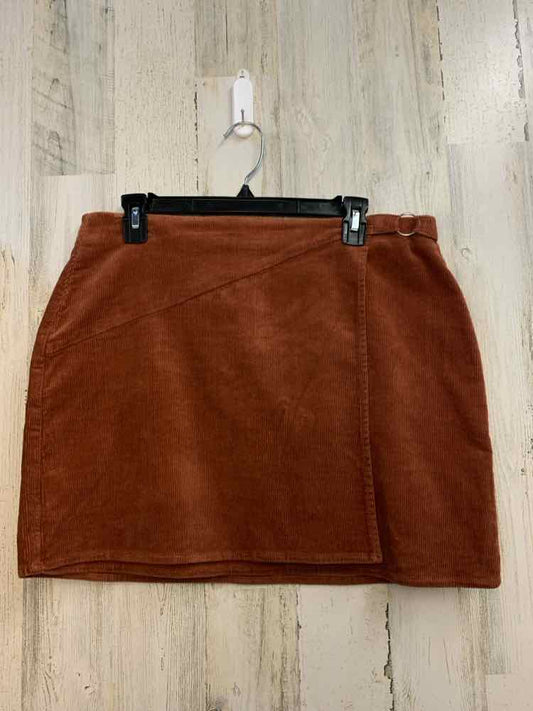 PRE-OWNED SO Dresses and Skirts Size XL Orange MINI Skirt/CORDUROY