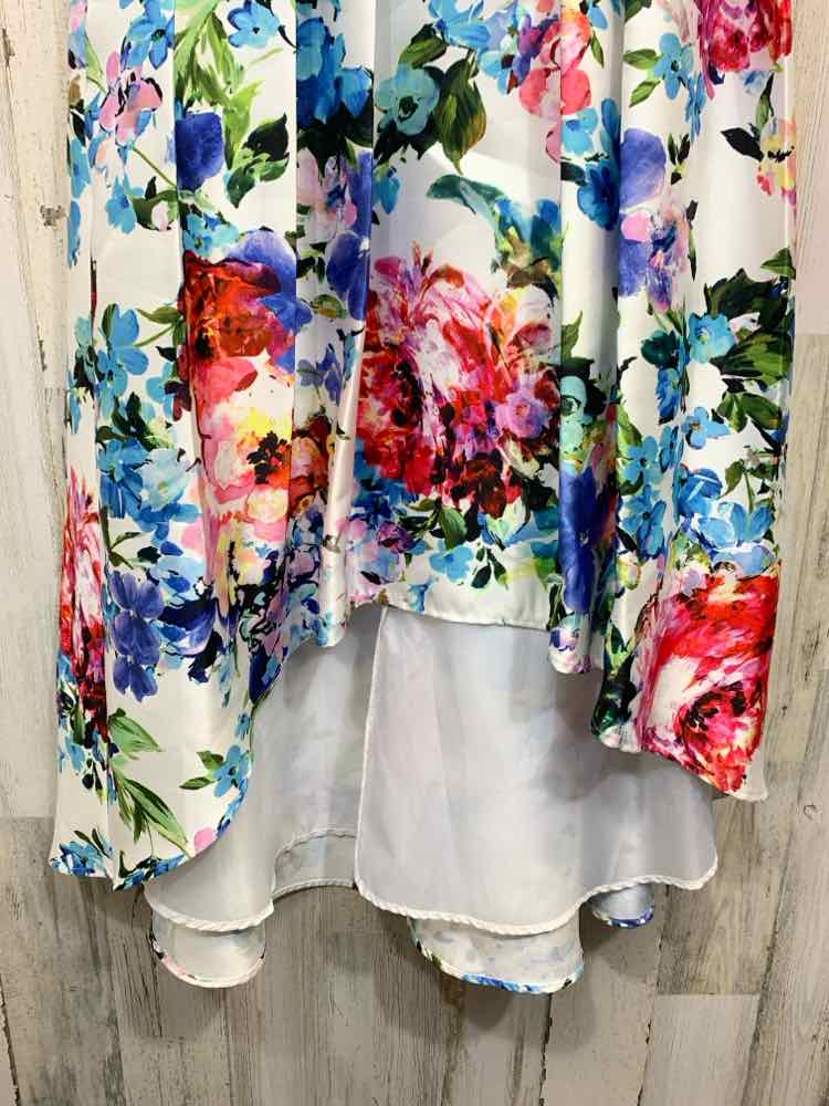 PRE-OWNED SLNY Dresses and Skirts Size 6 WHITE/BLUE/GREEN/PINK/LVDR/YLLW Dress/F