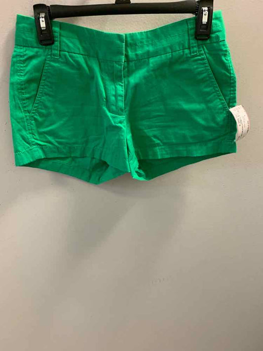 Size 0 J. CREW BOTTOMS Green Shorts
