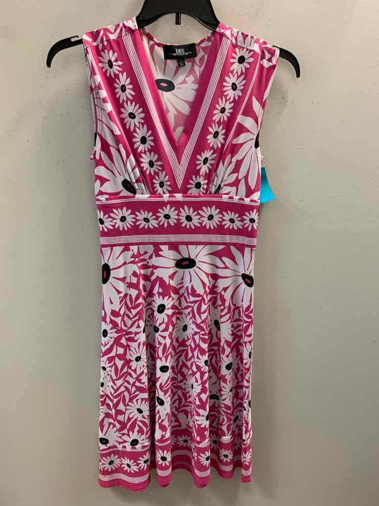B.MOSS Dresses and Skirts Size S PINK/WHT/BLK Floral Dress