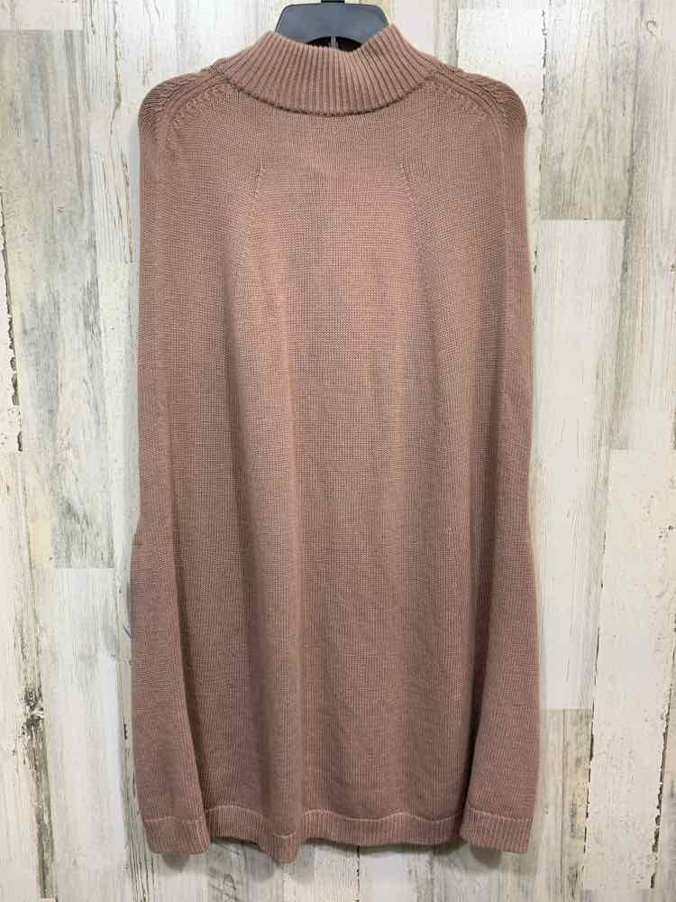 NWT DONNA KARAN Size S JACKETS / COATS MAUVE Solid SLEEVELESS Cardigan