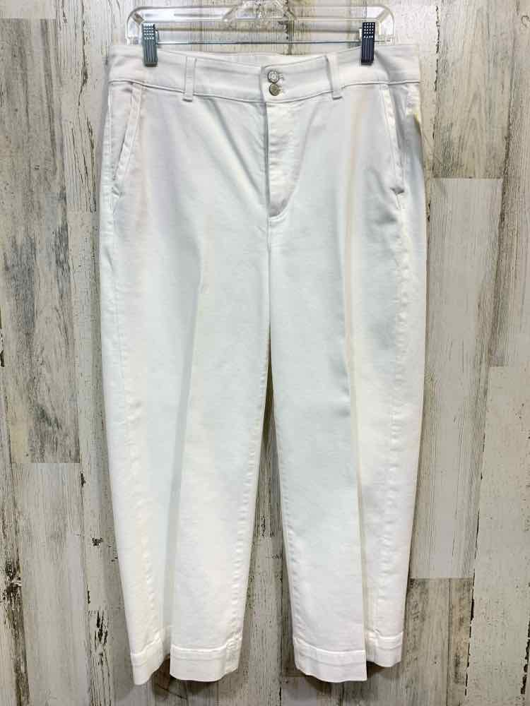 PRE-OWNED Size 12 TALBOTS BOTTOMS White Pants