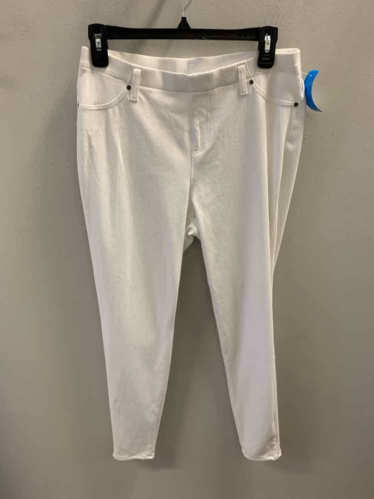 Size L TIME & TRU BOTTOMS White SKINNY Pants