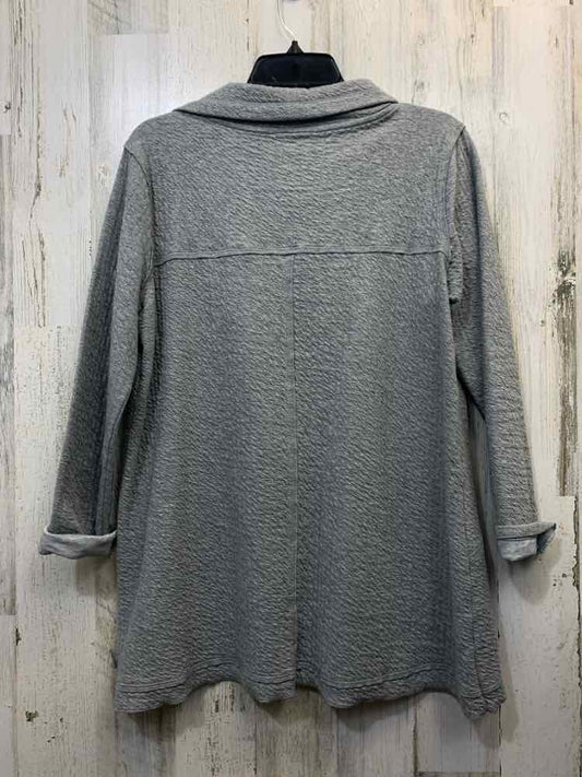 NEON BUDDHA Tops Size L Gray 3/4 LENGTH TOP