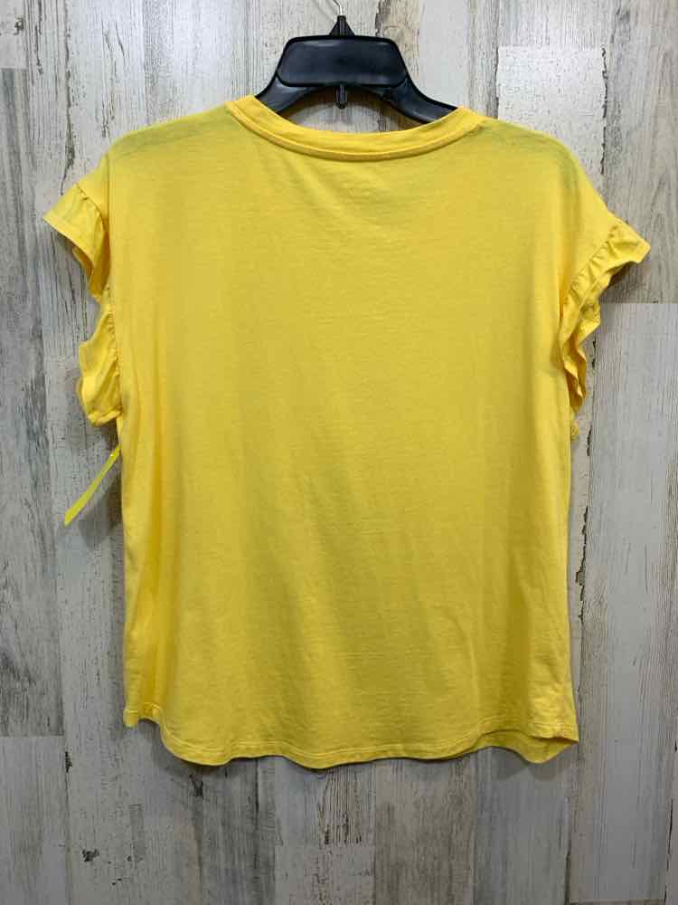 PRE-OWNED CROWN & IVY Tops Size S Yellow Blouse