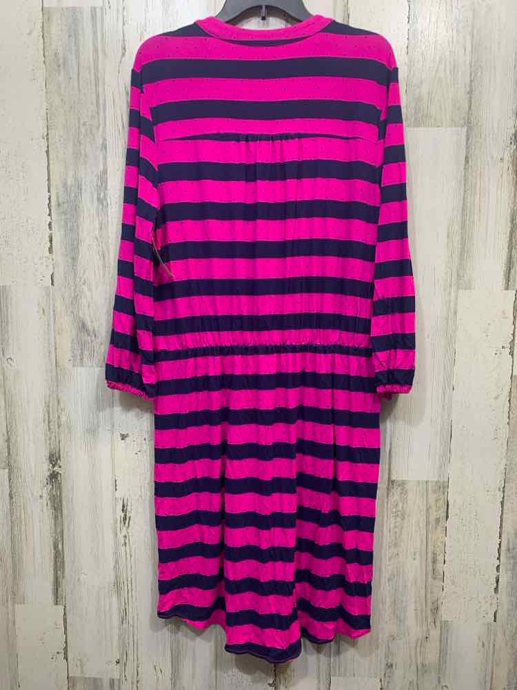PRE-OWNED LILLY PULITZER Dresses and Skirts Size XL NAVY/HOT PINK Dress