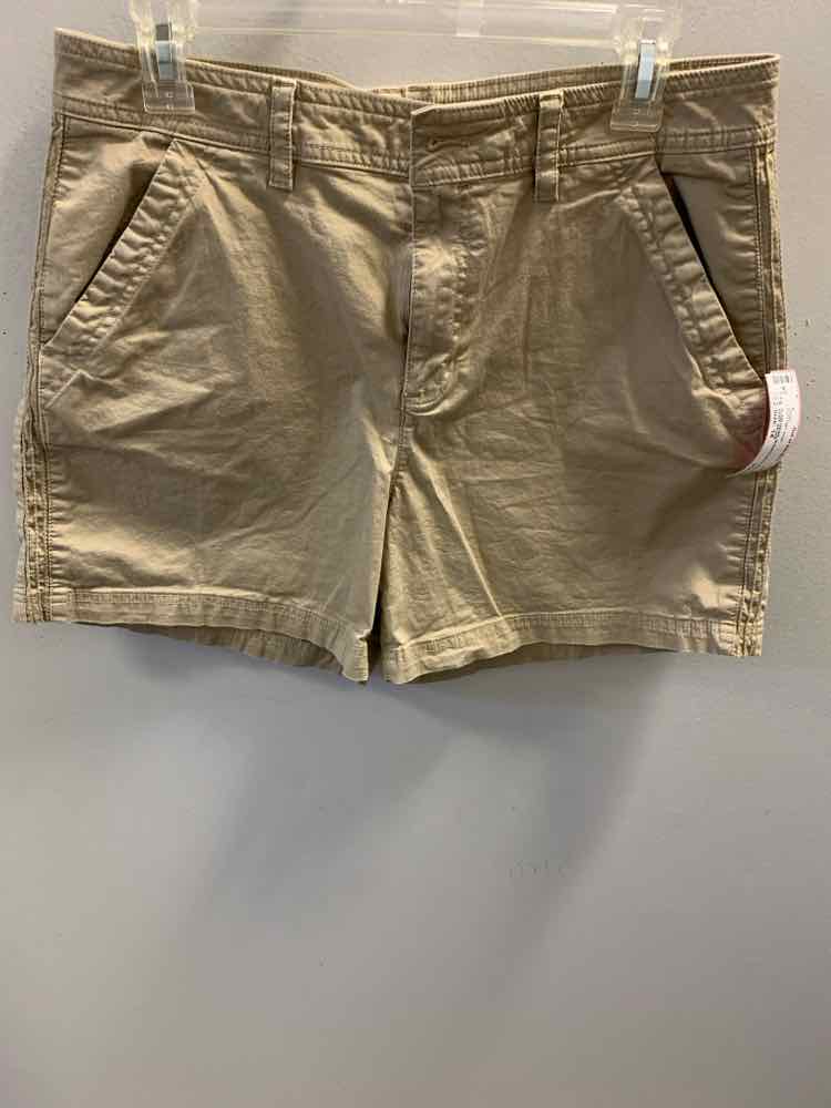 Size 14 EDDIE BAUER BOTTOMS Khaki Shorts