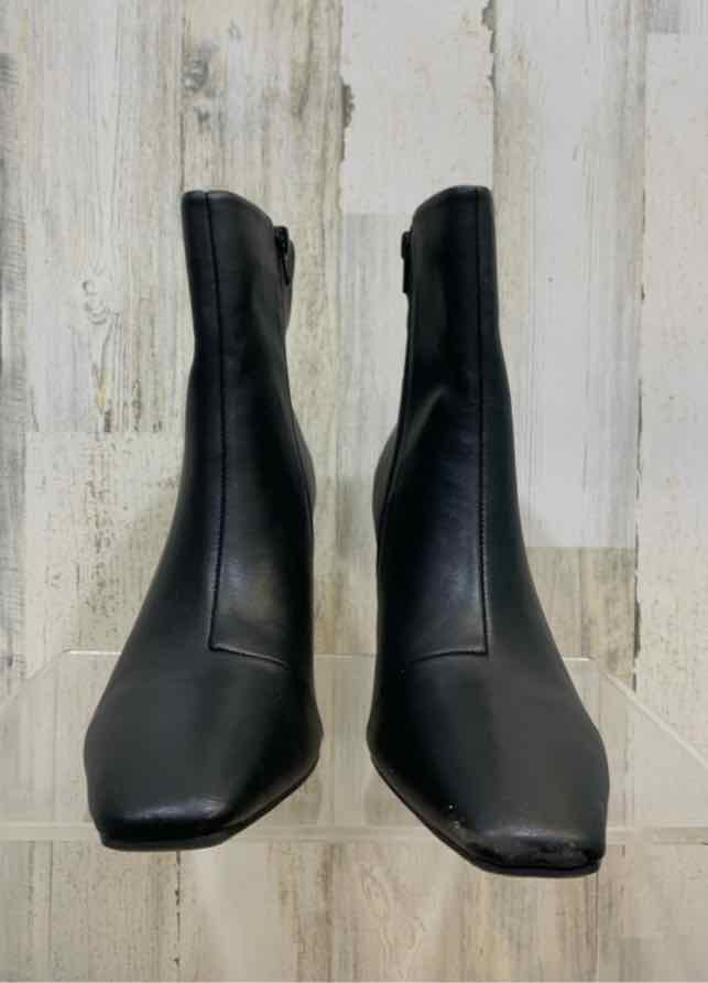 NWT ALFANI SHOES Black POINTED TOE Boots/BLACK ANKLE SQUARE POINTED HEEL