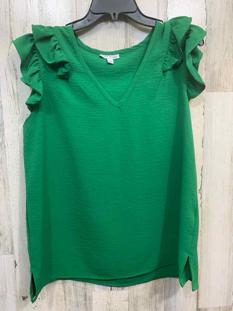 PRE-OWNED C'EST LAVIE/TIERED RUFFLE SLEEVE RELAXED FIT