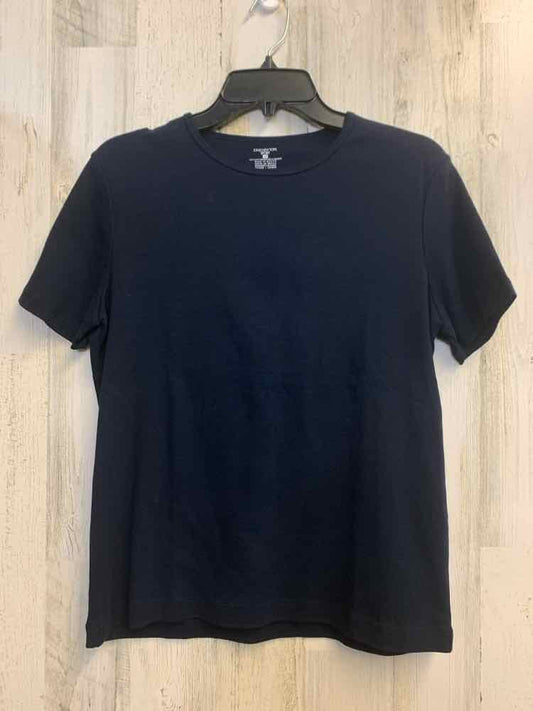 JONES NEW YORK Tops Size L Navy SHORT SLEEVES TOP