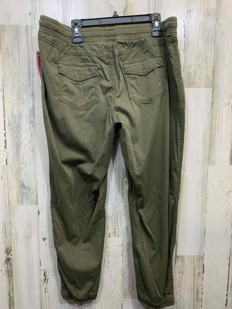 PRE-OWNED Size XL SONOMA BOTTOMS Olive Solid JOGGER Pants/OLIVE JOGGERS