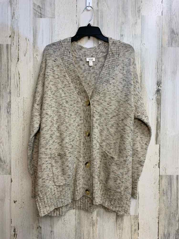 ANA Tops Size XXL NATURAL MARLED CARDIGAN Cardigan