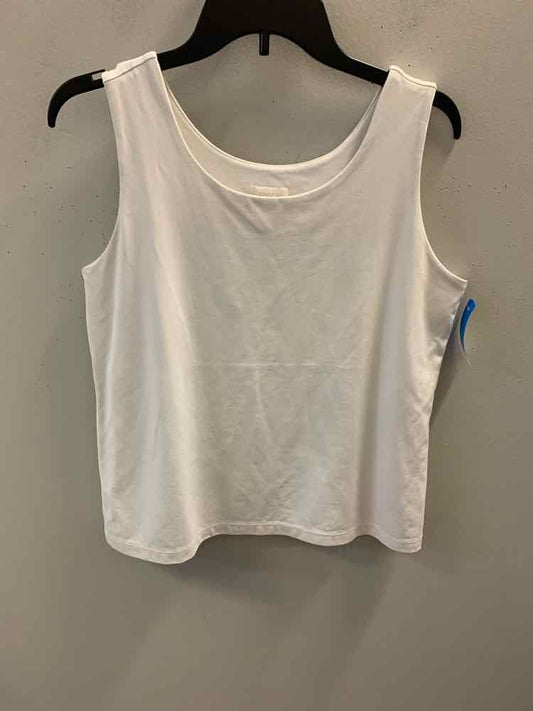 CHICOS Tops Size 2 White TOP