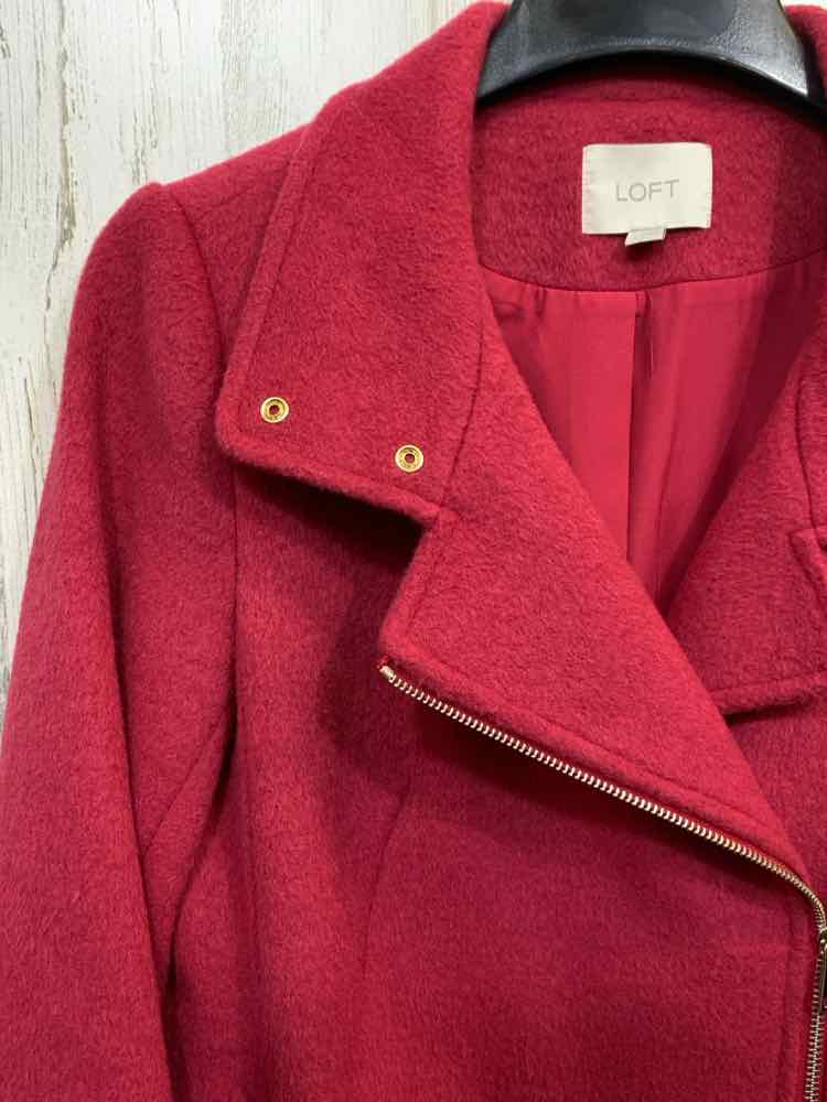 PRE-OWNED LOFT Size S JACKETS / COATS Fuschia LONG SLEEVE Coat