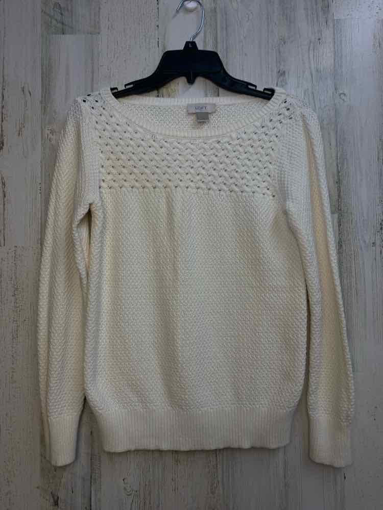 LOFT Tops Size XS White SWEATER Sweater