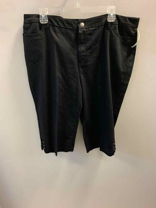 Size 14 N TOUCH BOTTOMS Black Shorts