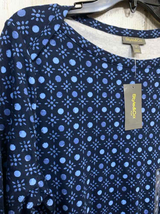 NWT STYLE & CO/LONG SLEEVE TUNIC TOP