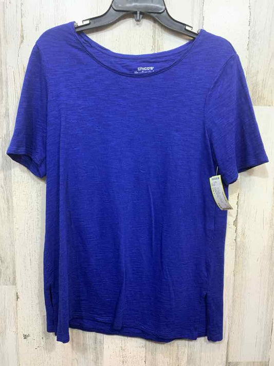 PRE-OWNED CHICO'S/RIBBED KNIT TEE