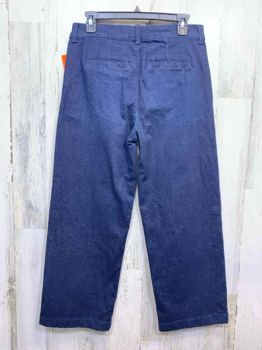 PRE-OWNED Size 0 ELLA MOSS BOTTOMS DARK BLUE JEAN CAPRI