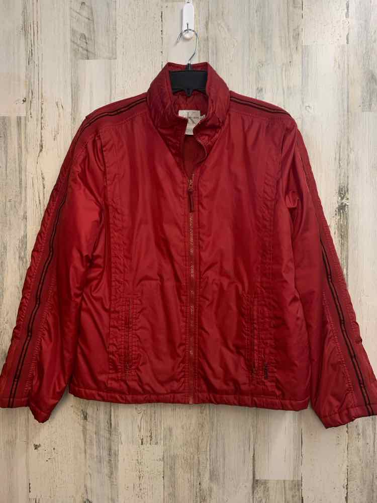 PRE-OWNED CALVIN KLIEN JACKETS / COATS Size XL Red LONG SLEEVES Jacket/PUFFY