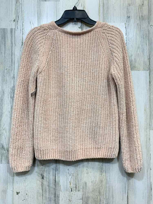 PRE-OWNED A NEW DAY Tops Size S SOFT PINK KNIT SWEATER Sweater/SOFT PINK KNIT SW