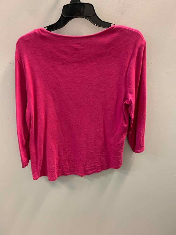 CHICOS Tops Size 2 Pink TOP