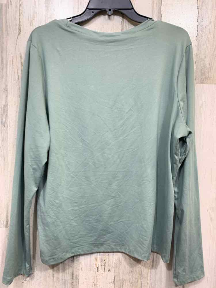 NWT AND NOW THIS/LONG SLEEVE SCOOP NECK