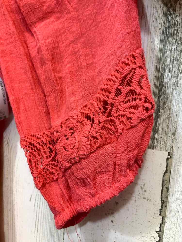 NWT ZAC&RACHEL PLUS SIZES Size 1X CORAL 3/4 SLEEVE Blouse