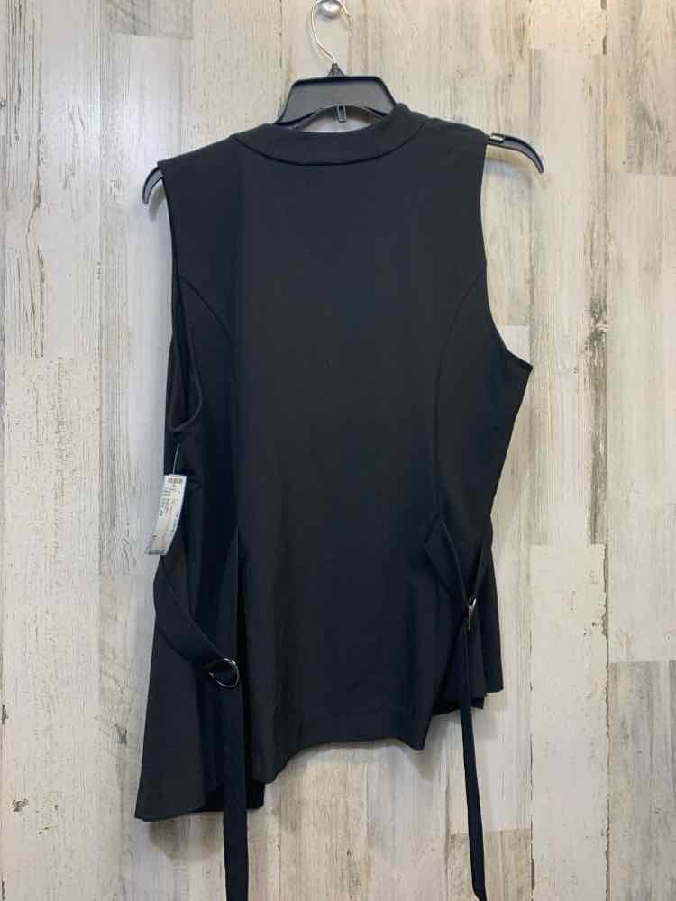 PRE-OWNED STOOSH PLUS SIZES Size 2X Black Vest
